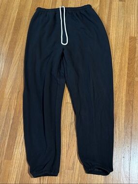 Offline by Aerie Oversized Drawstring Sweatpants with White Tie - small
